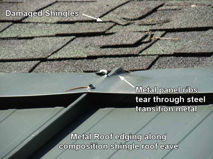 metal ice dam edging damage shingles dams roof shingle eaves transition tie roofing roofs problems melt stop does thing pro