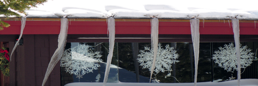 heat tape fails under icicles dangerous ice dams