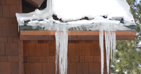Faulty heat tape causes real ice dam problems with gutters