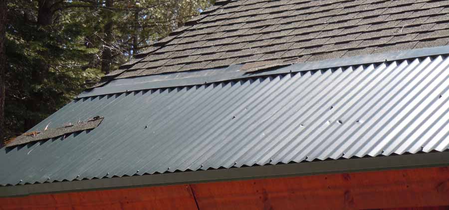 roof metal ice edging eaves dams shingle roofing shingles tin damage roofs eave stop bottom panels leaking asphalt along using