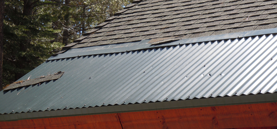 Metal edging to prevent ice dams may not work