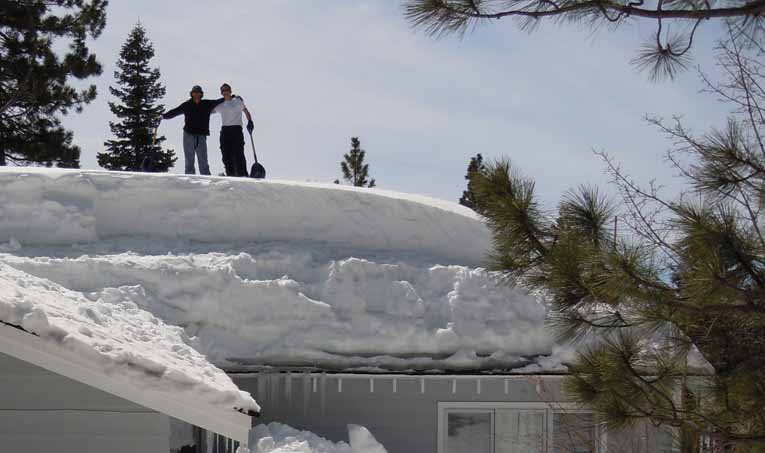 Why shovel snow of the roof to get rid of an ice dam?