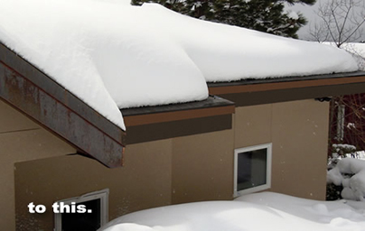 Radiant Edge roof ice melt system prevents ice dams and icicles better